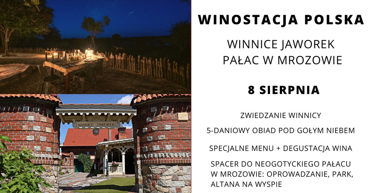 Winostacja Polska: Winnice Jaworek, Pałac w Mrozowie