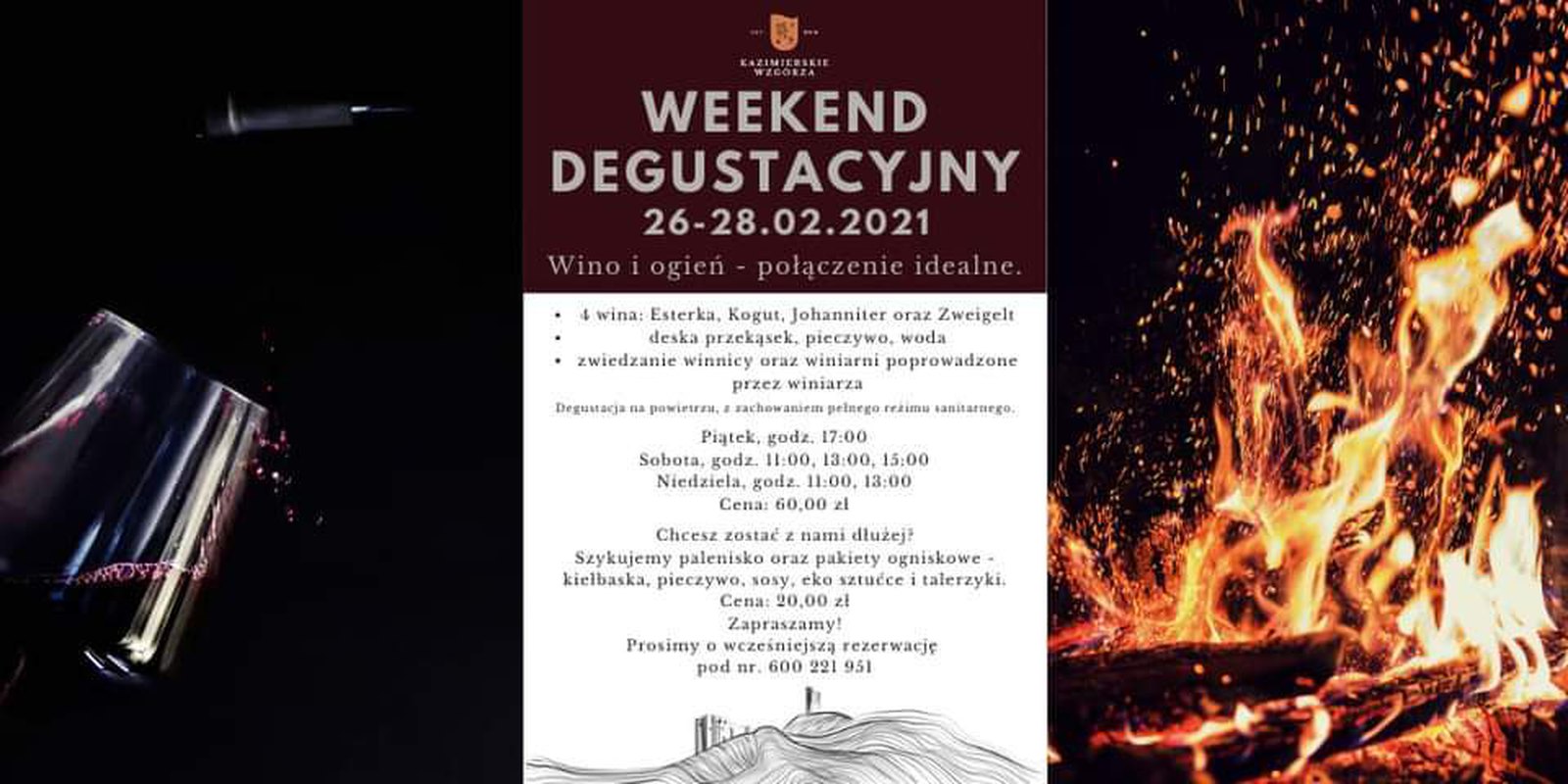 Weekendowa degustacja w plenerze - 26-28.02.2021