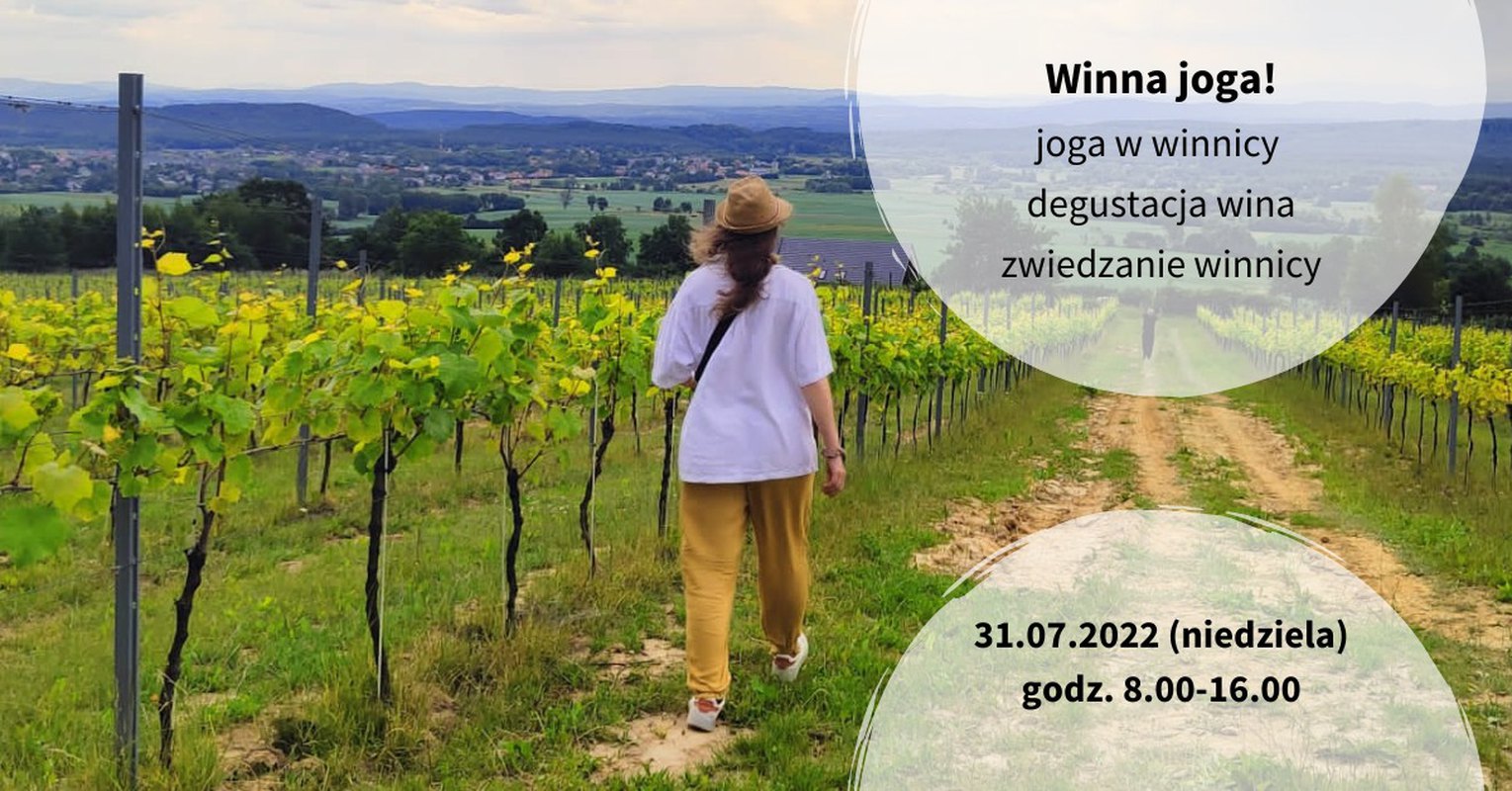 Joga w winnicy (joga + zwiedzanie winnicy + degustacja)