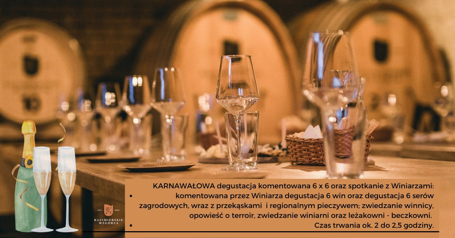 Karnawałowe degustacje weekendowe i spotkania z Winiarzami!