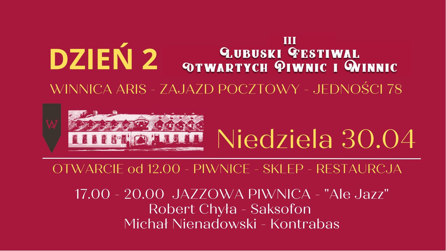 WINNA NIEDZIELA - ALE JAZZ na żywo - 30.04 Niedziela ZAJAZD KULTURY