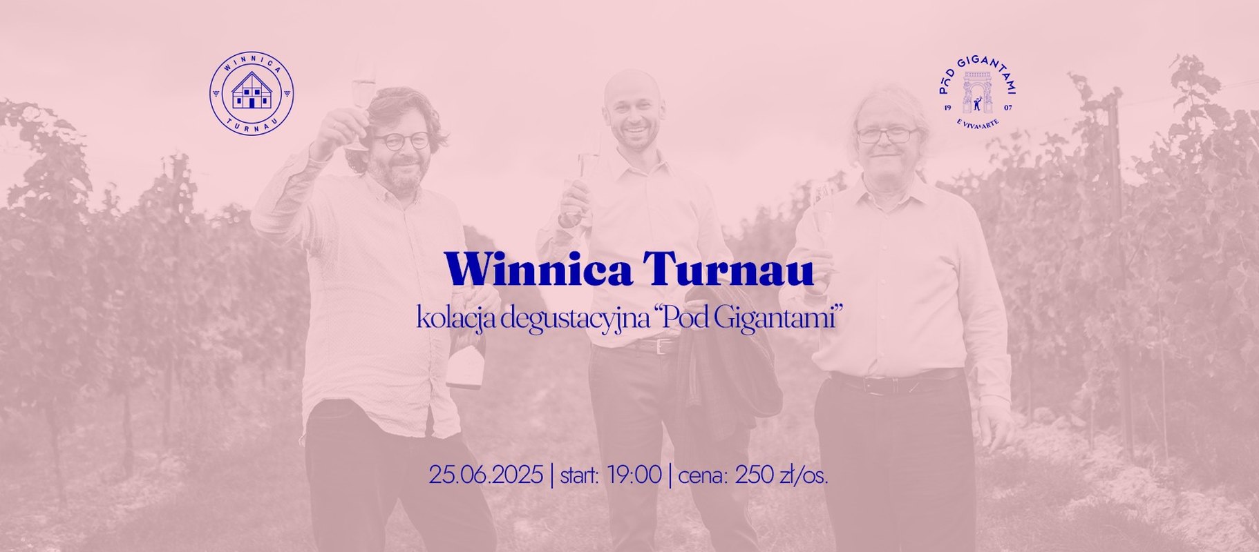 Kolacja Degustacyjna z Winnicą Turnau  Pod Gigantami