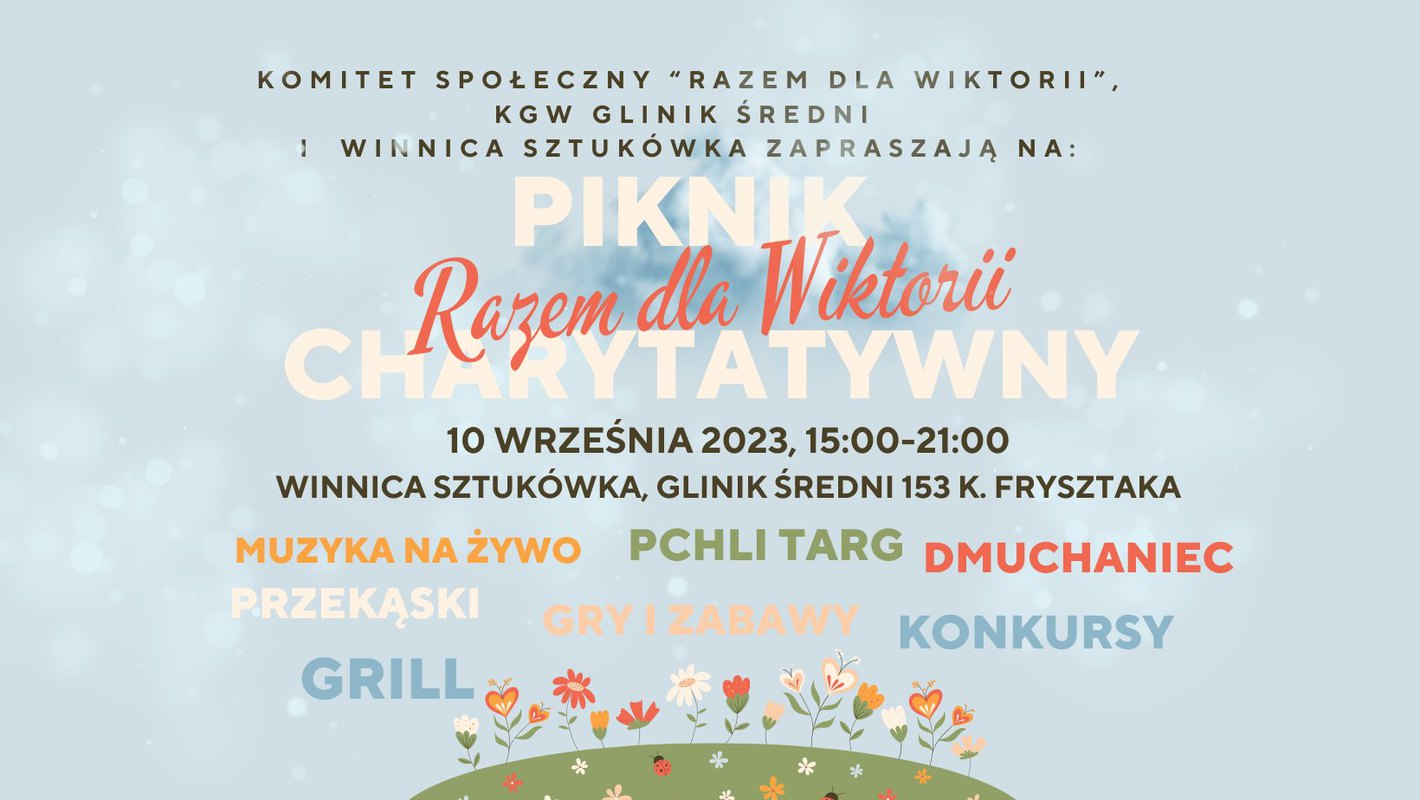Piknik charytatywny "Razem dla Wiktorii"