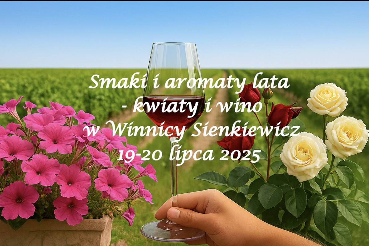 Smaki i aromaty lata – kwiaty i wino