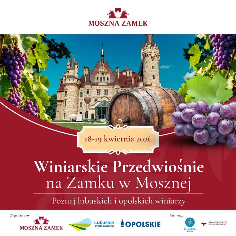 Winiarskie Przedwiośnie w Zamku Moszna